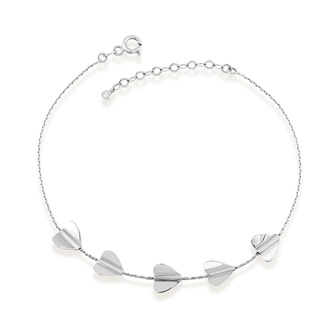 Cabaret Sıra Kalp Altın Bileklik PI0140