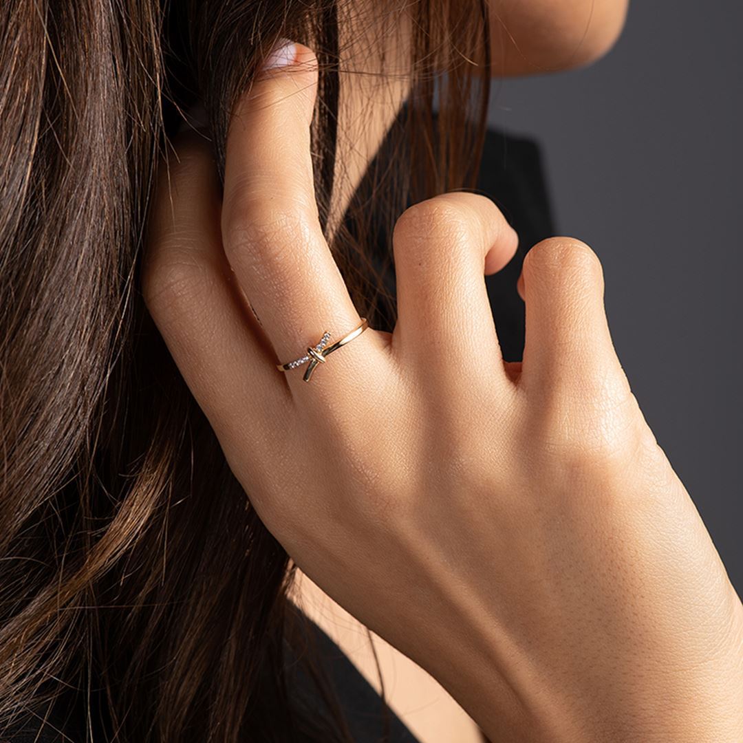 Cabaret Düğüm Altın Yüzük PI0201