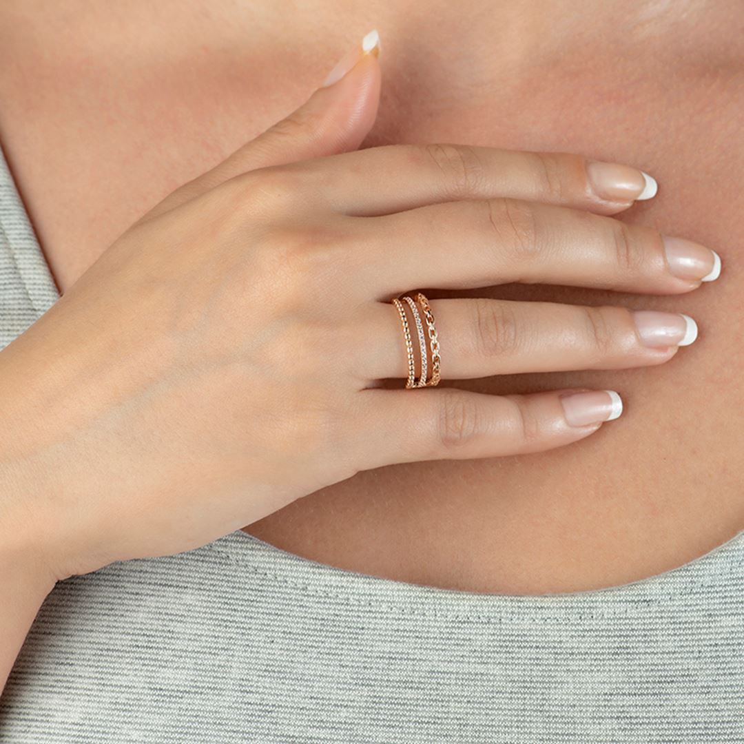 Cabaret Chain Altın Yüzük PI0209