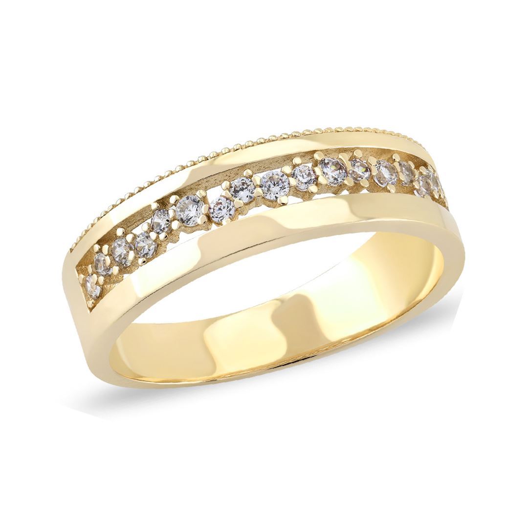 Cebaret Karışık Altın Yüzük PI0210