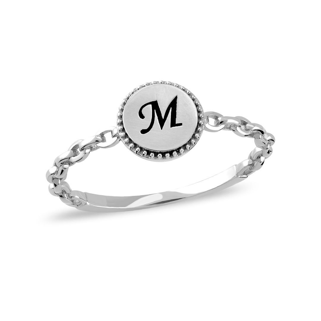 Cabaret Vintage Harf Altın Yüzük PI0213