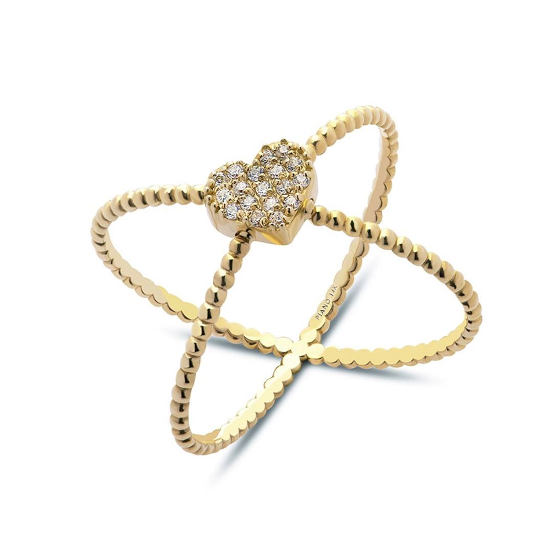 Cabaret İkili Turma Altın Yüzük PI0219