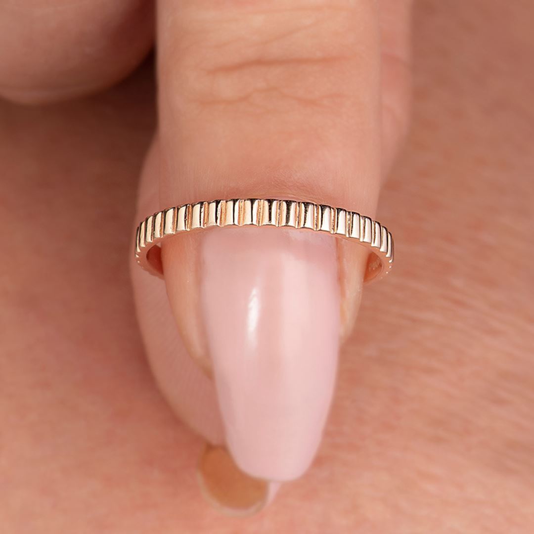 Andante Curve Altın Yüzük PI0223