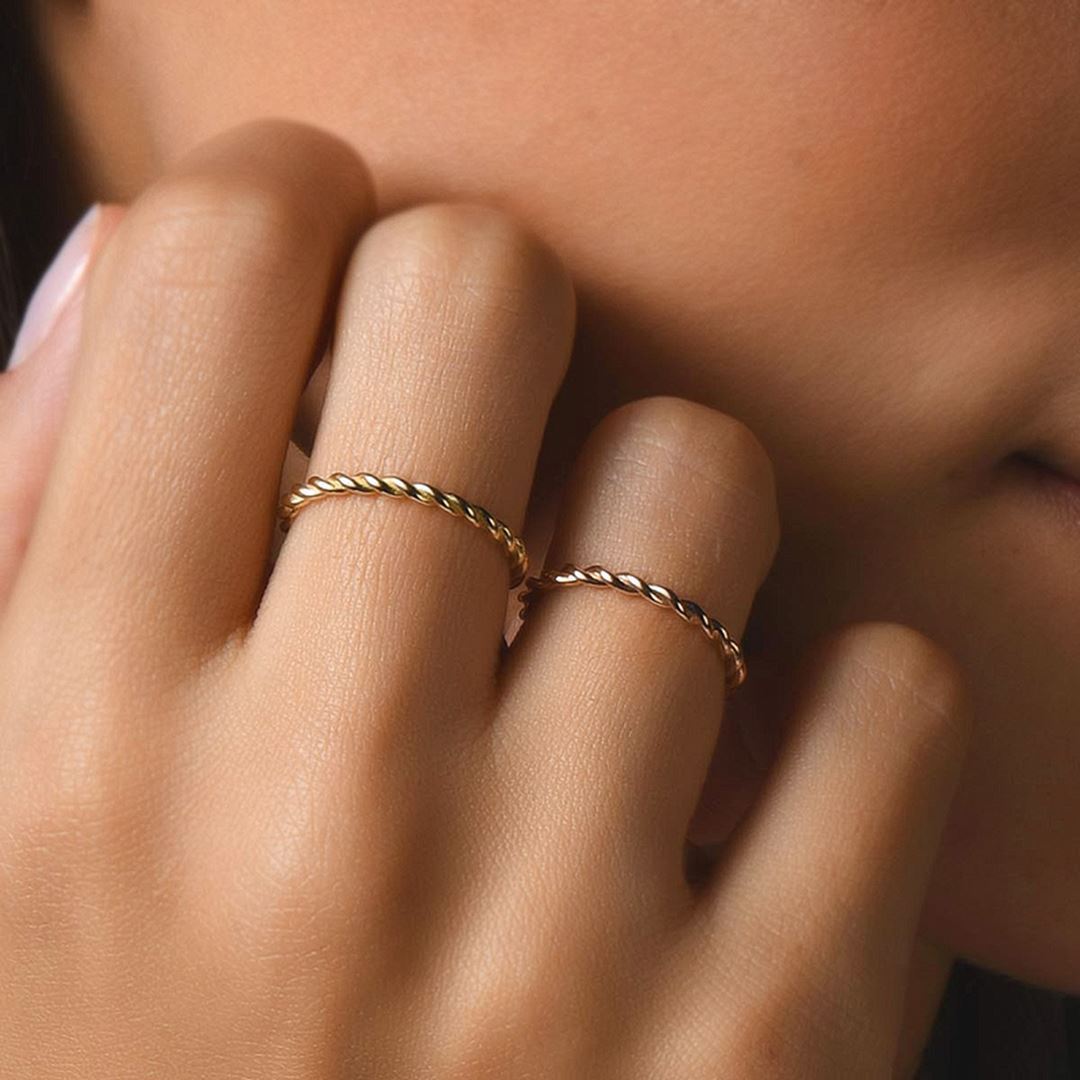 Andante Burgu Altın Yüzük PI0226