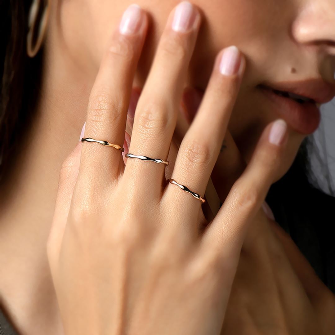 Andante Roller Altın Yüzük PI0246