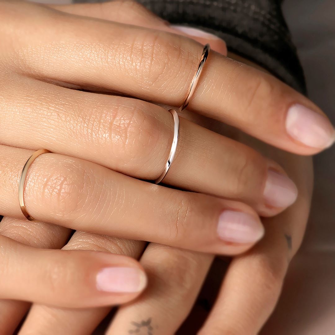 Mini Disk Altın Yüzük PI0251