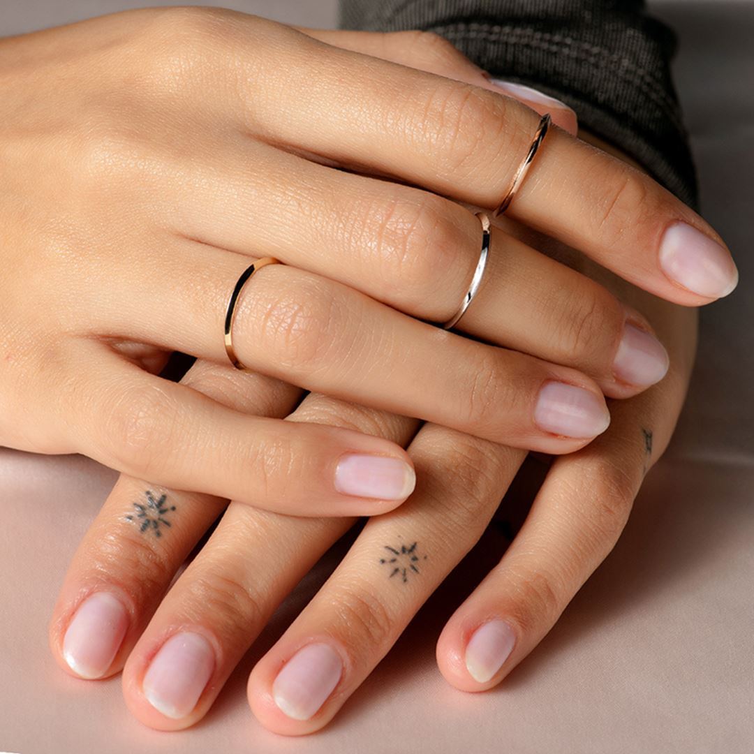 Midi Disk Altın Yüzük PI0252