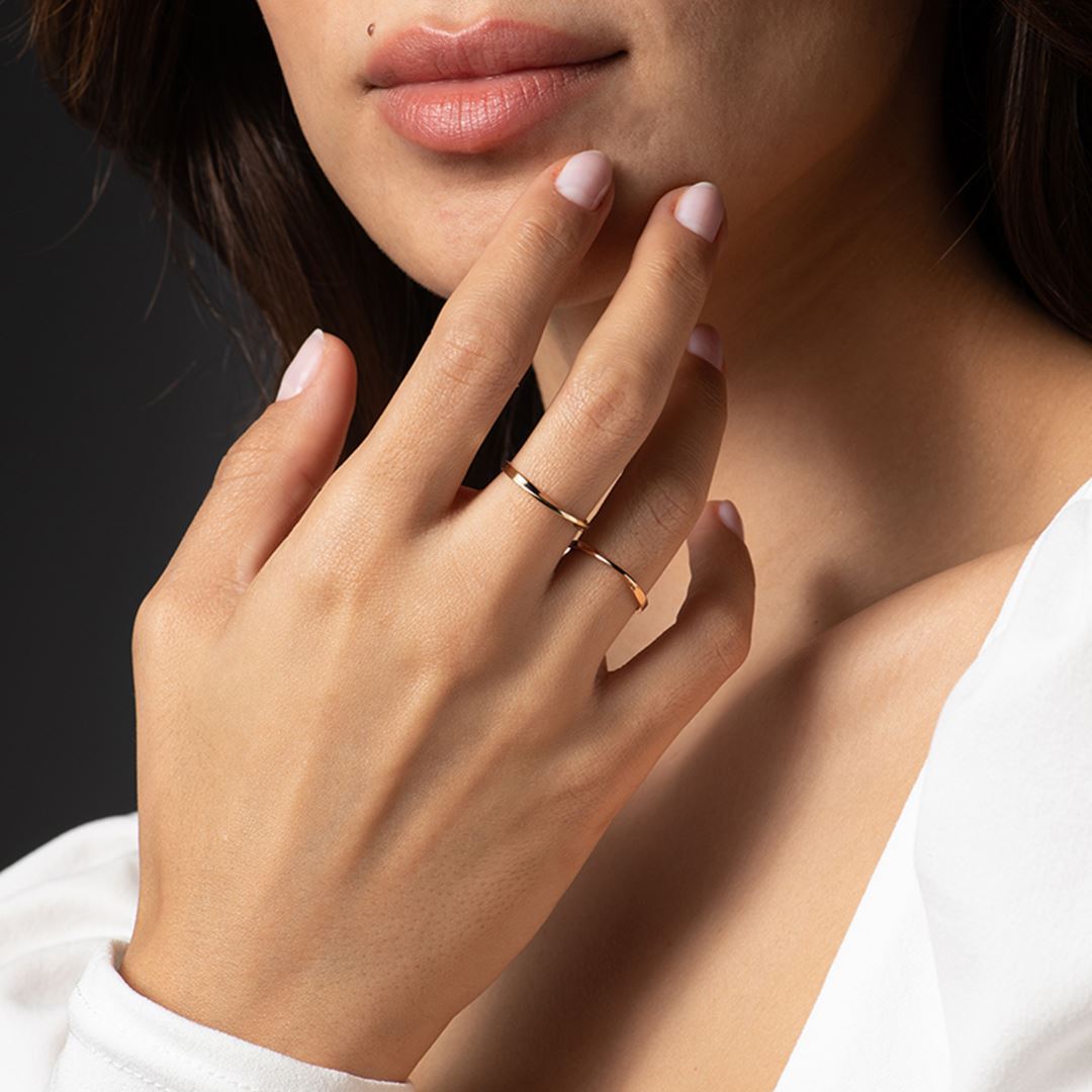 Rhythm Twist Altın Yüzük PI0253