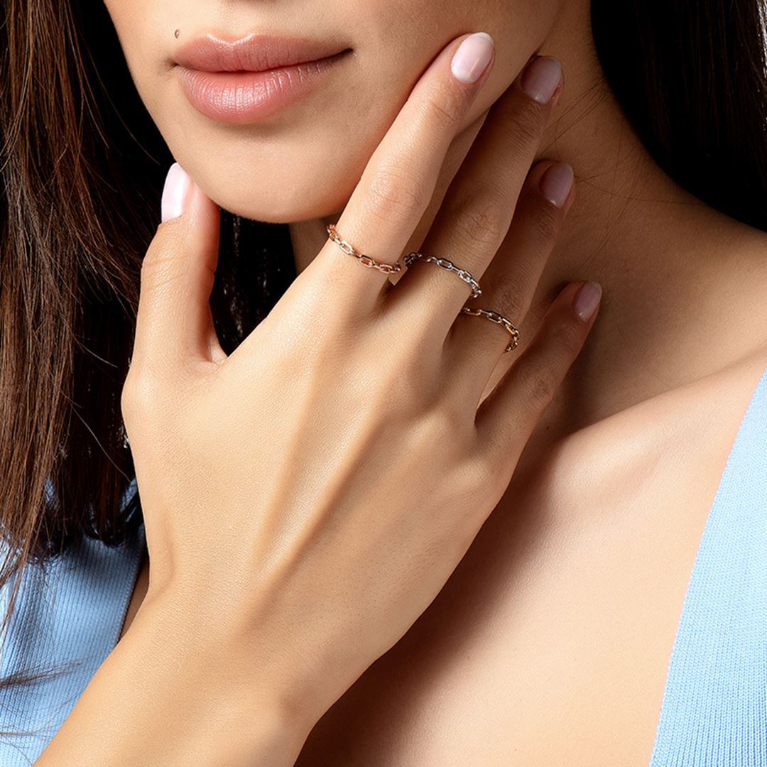 Rhythm Zincir Altın Yüzük PI0255