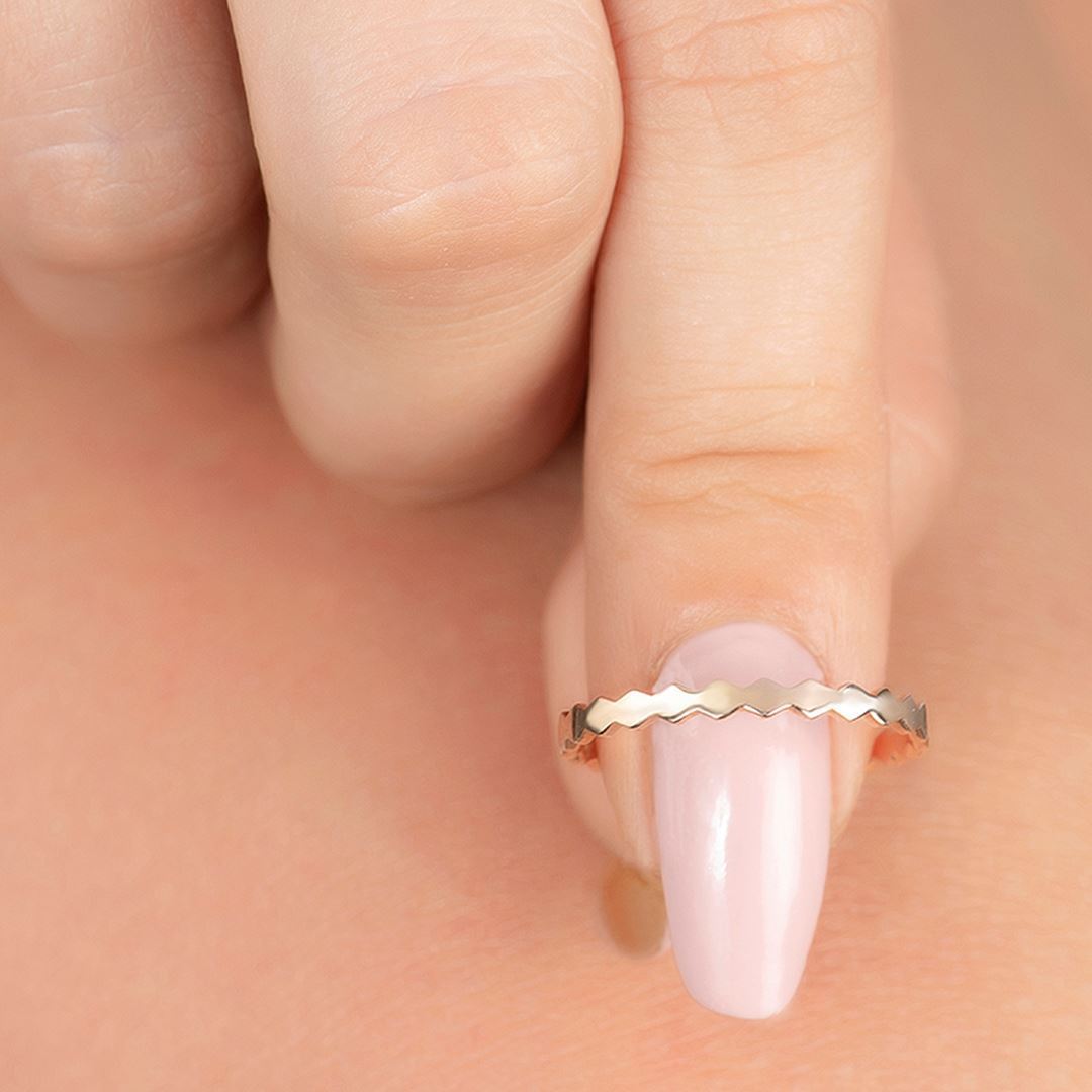 Rhythm Petek Altın Yüzük PI0257