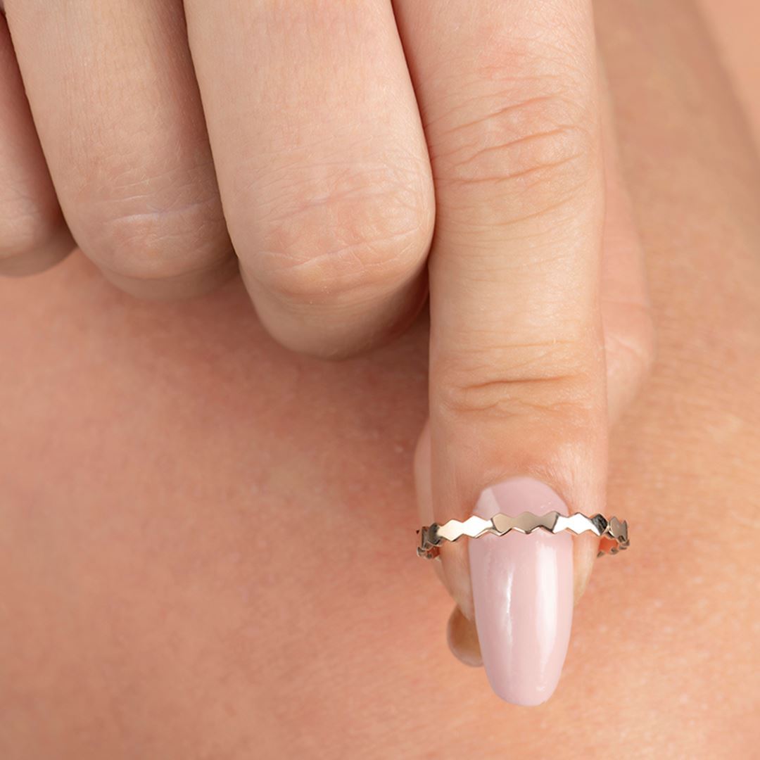 Rhythm Petek Altın Yüzük PI0257