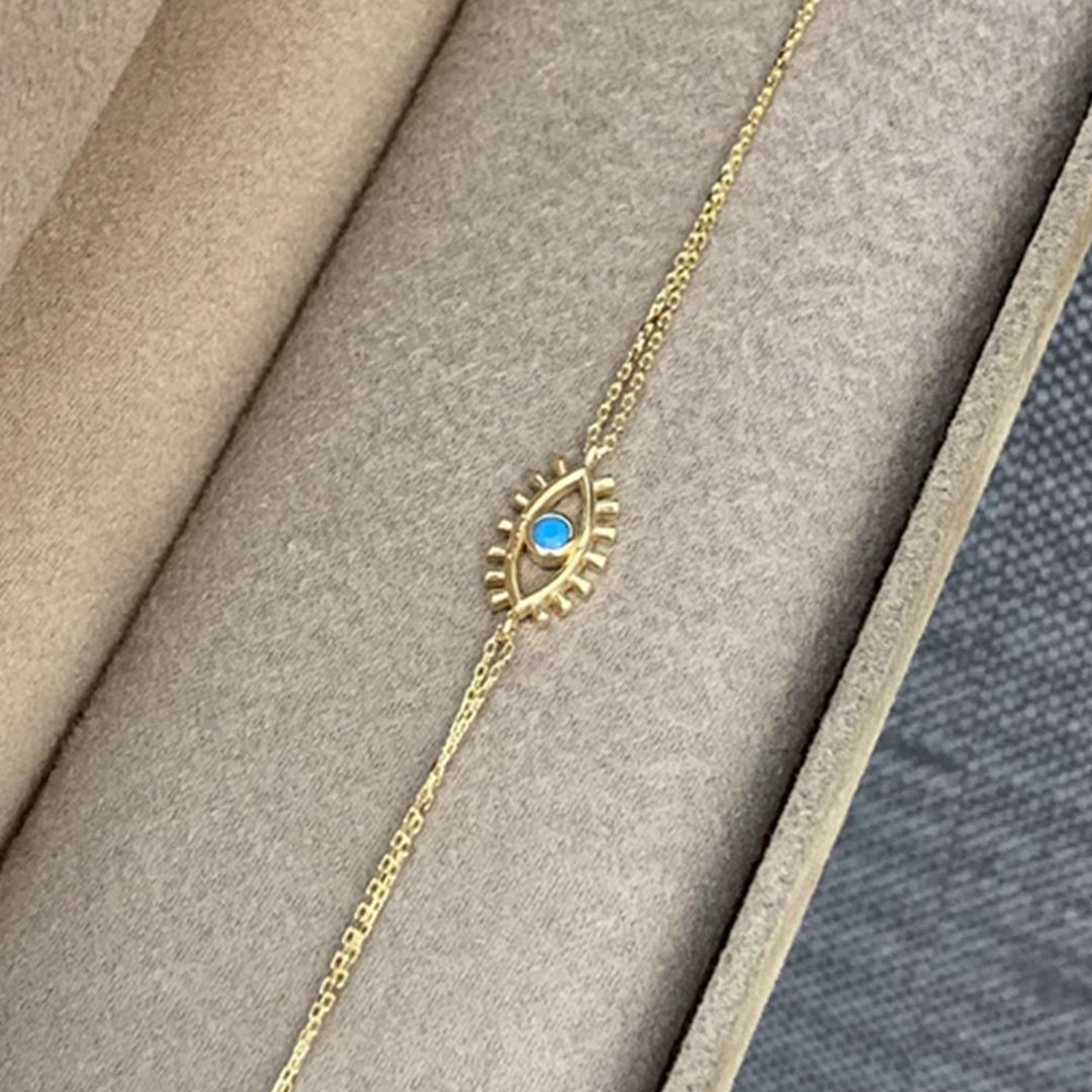 Mavi Taşlı Bileklik Y00147