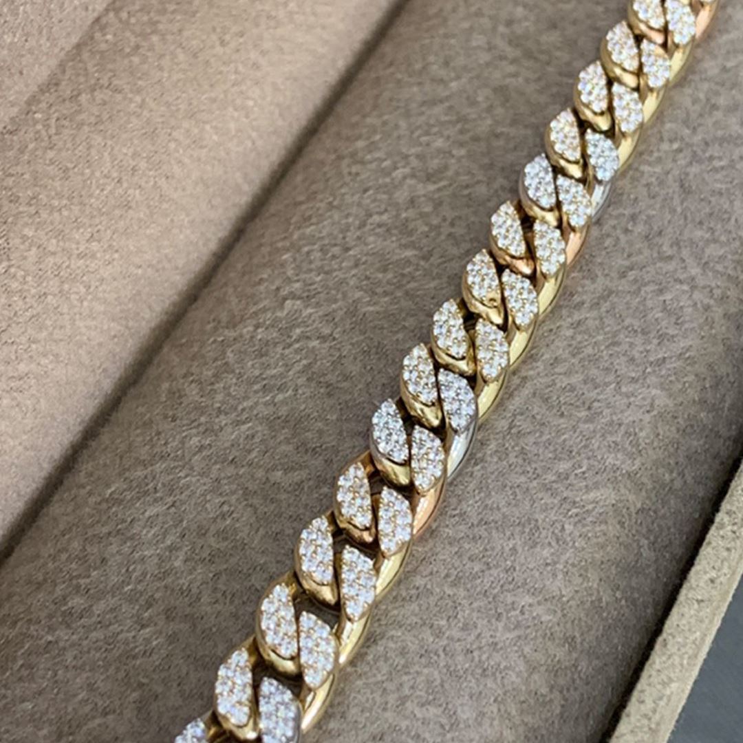 Taşlı Altın Bileklik BL0202