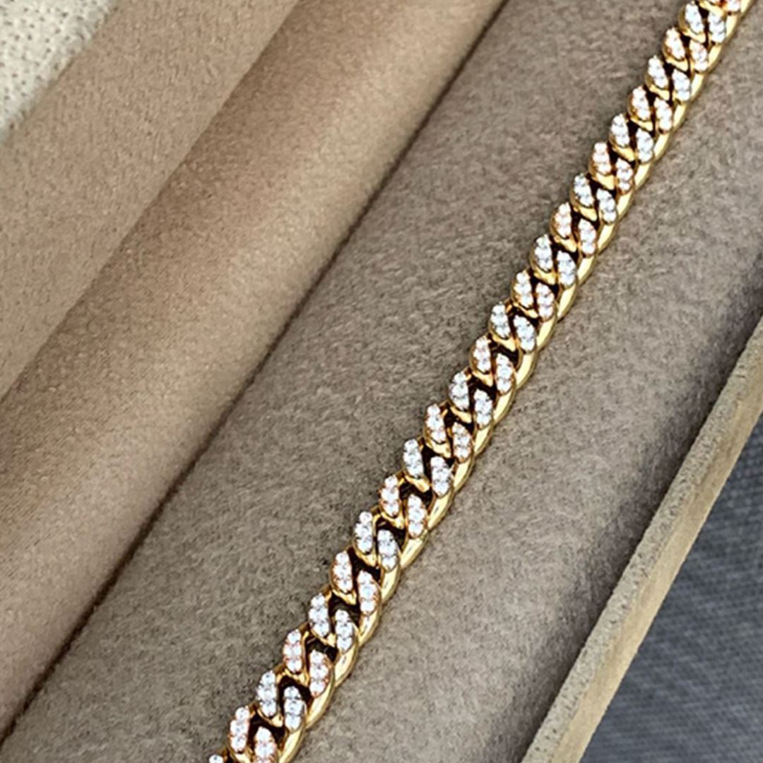 Taşlı Hollow Bileklik BL0175