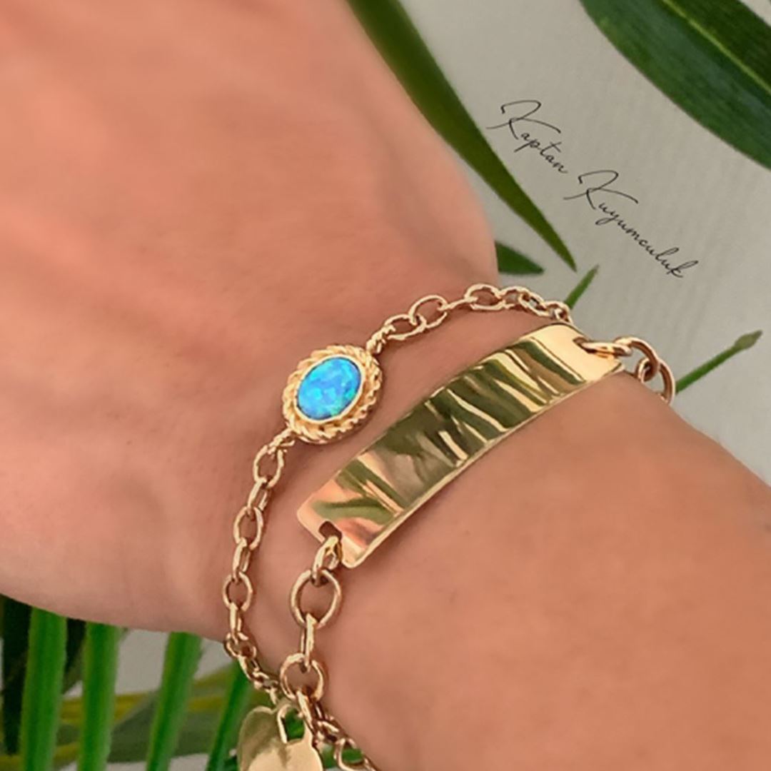 Mavi Taşlı Bileklik Y00135