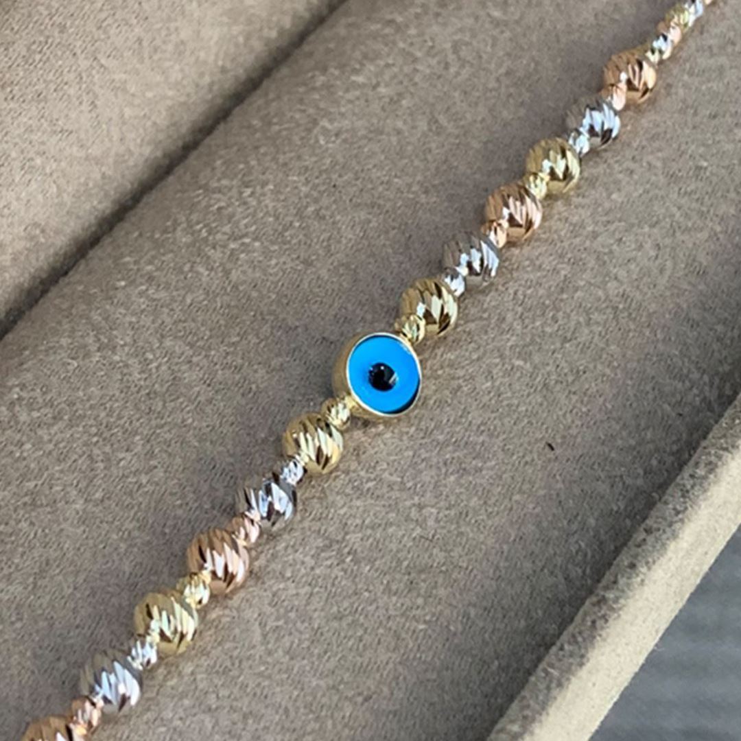 Dorika Toplu Gözlü Bileklik Y00406