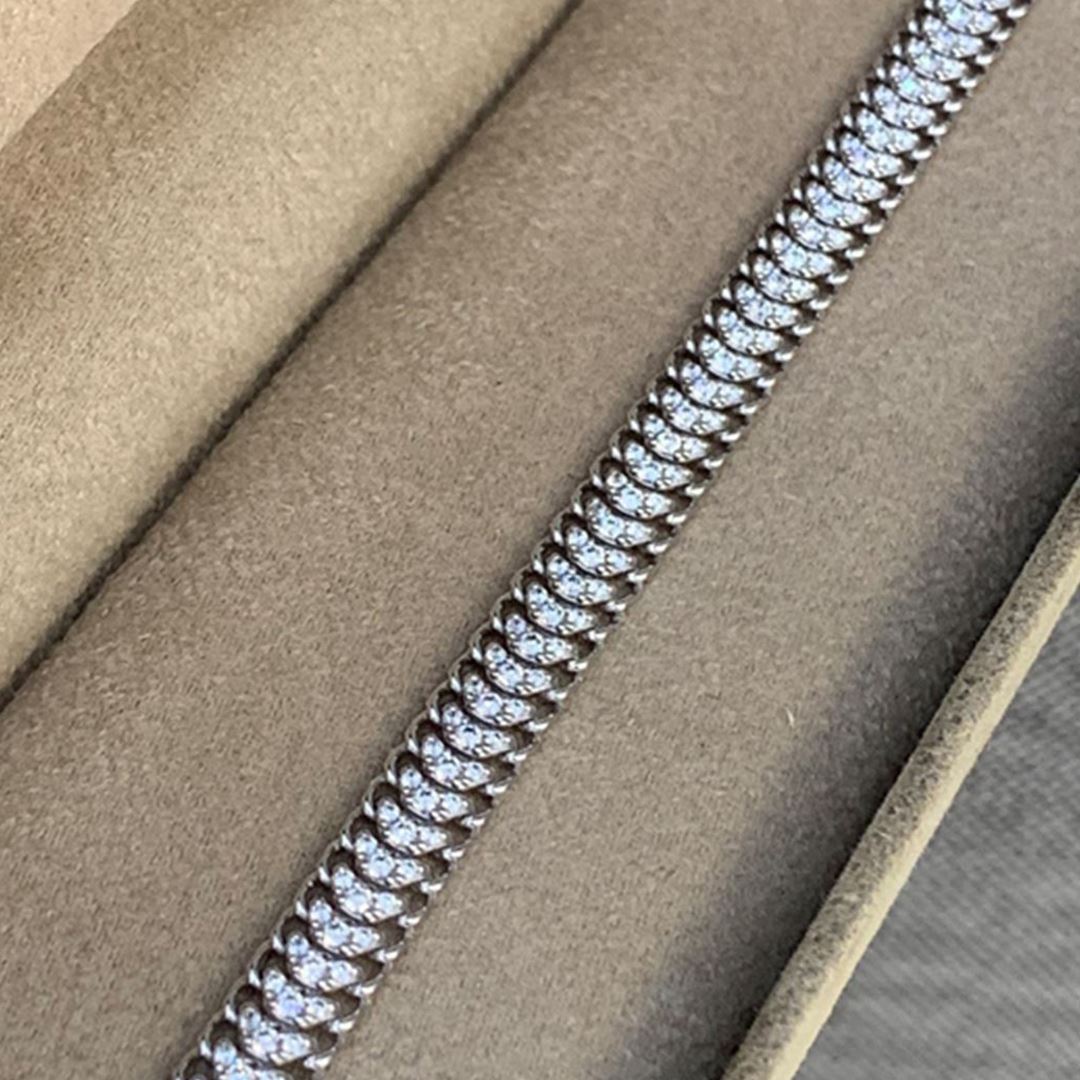 Beyaz Taşlı Bileklik Y00408