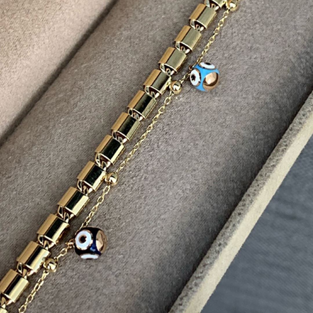 Nazar Boncuklu Çetaş Hallow Bileklik BL0105