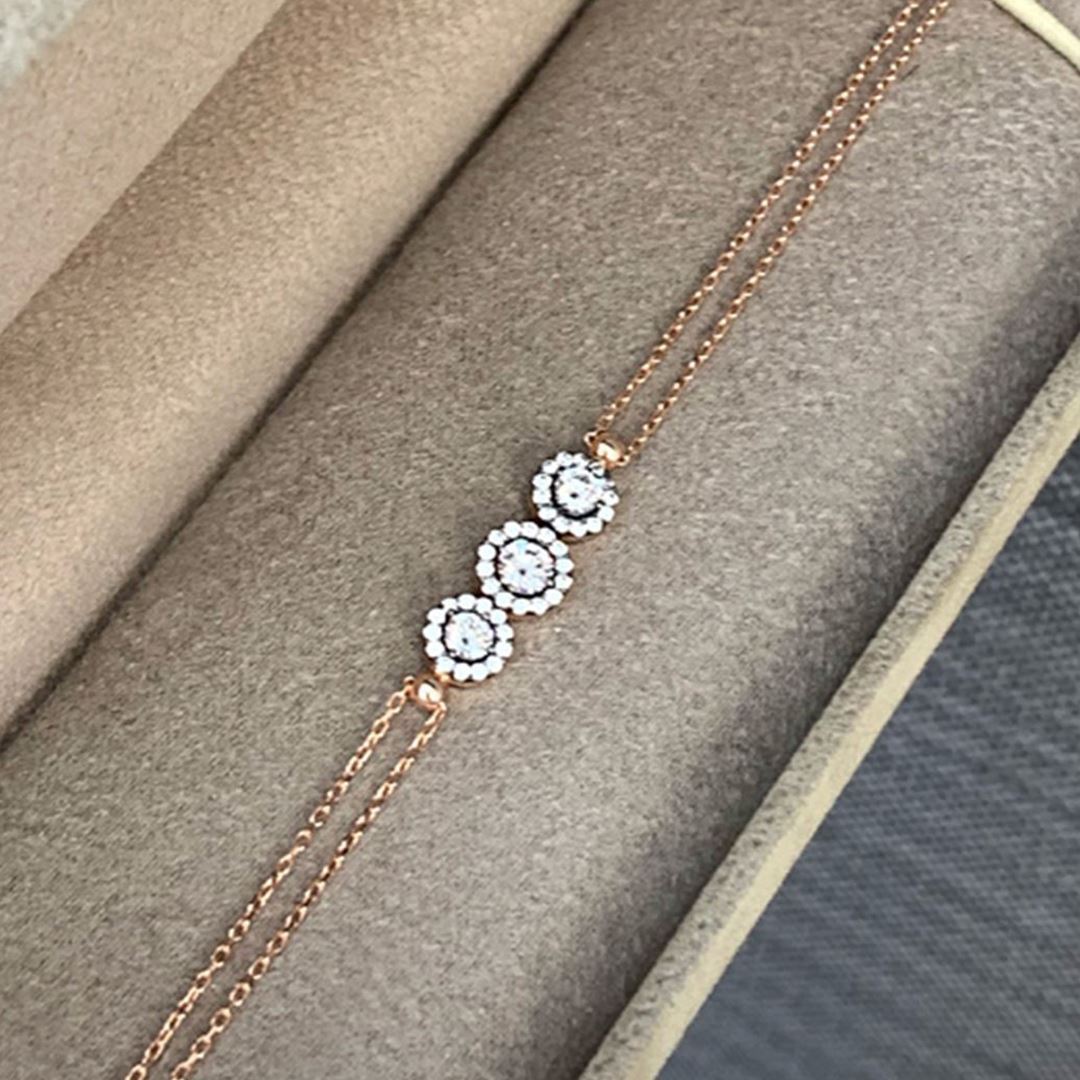 Üç Taşlı Bileklik BL0052