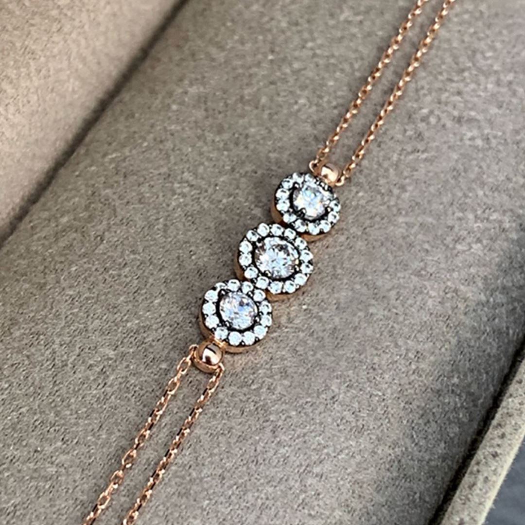 Üç Taşlı Bileklik BL0052