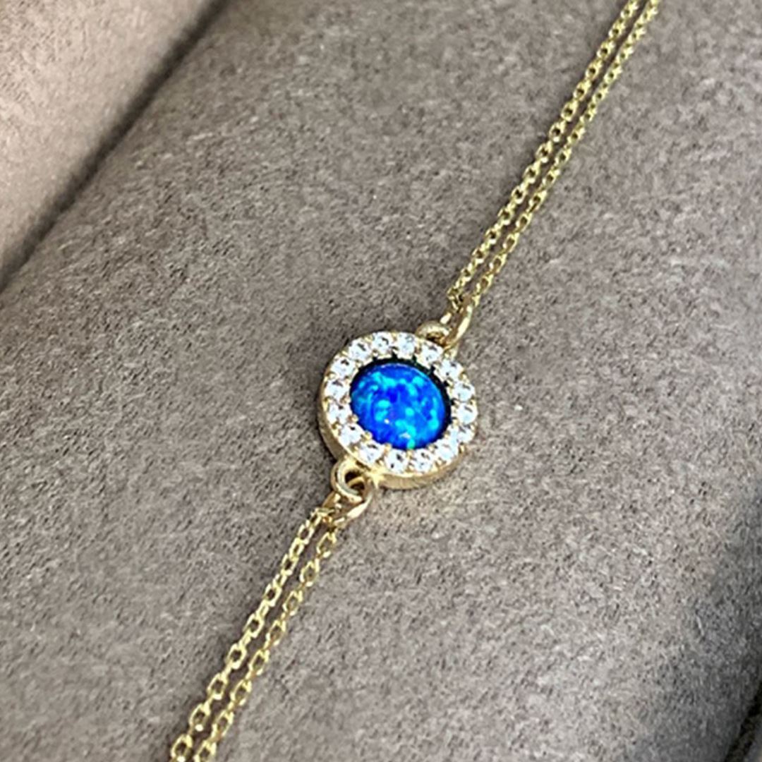 Mavi Boncuklu Bileklik BL0047