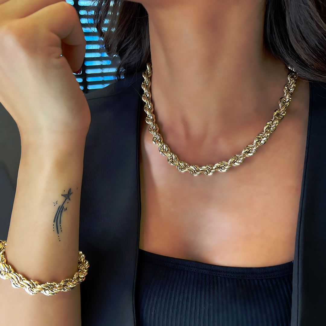 İthal  Burgu Kolye A0011