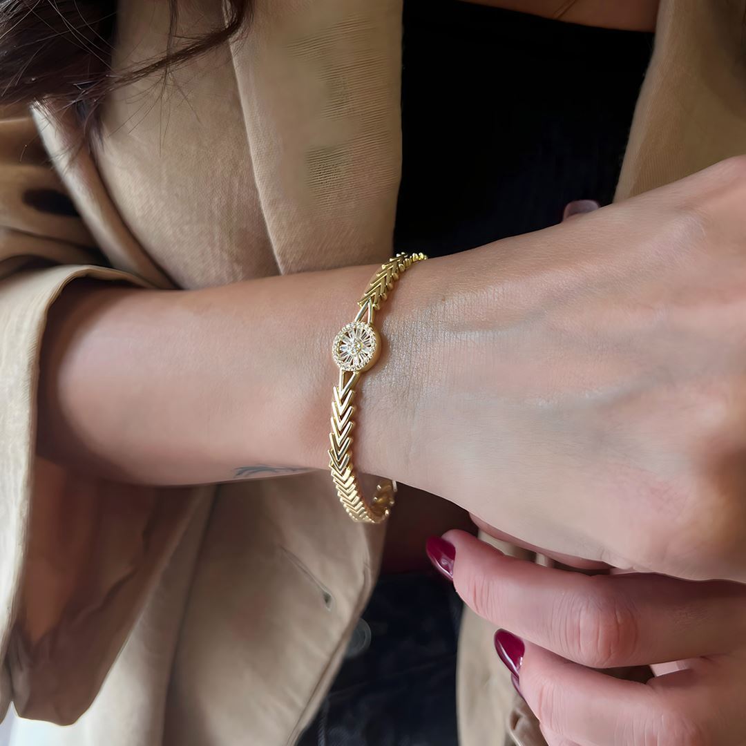 Mini Baget Taşlı Bileklik A0037