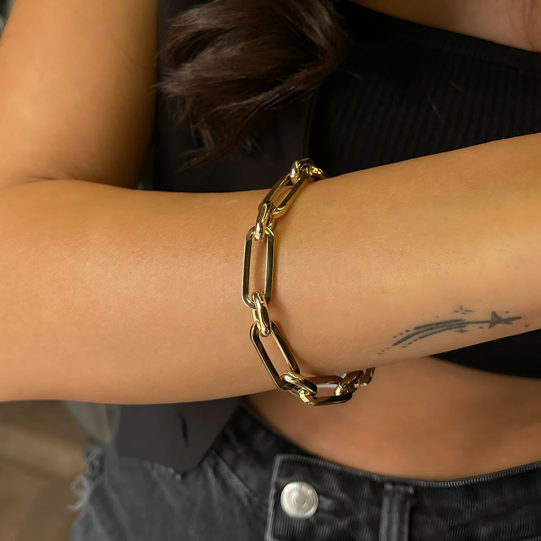 İthal Altın Ataç Bileklik A0012