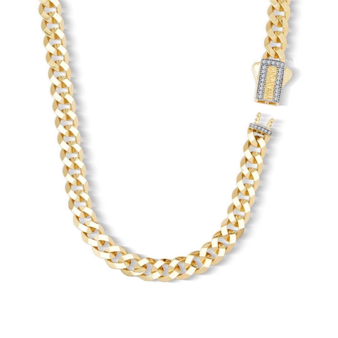 7mm Altın Gurmet Zincir CA0034