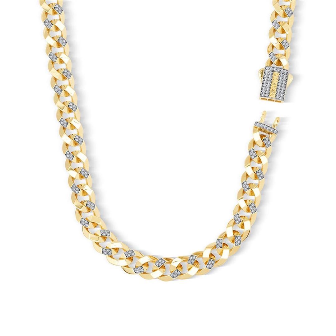 9mm Altın Taşlı Gurmet Zincir CA0039