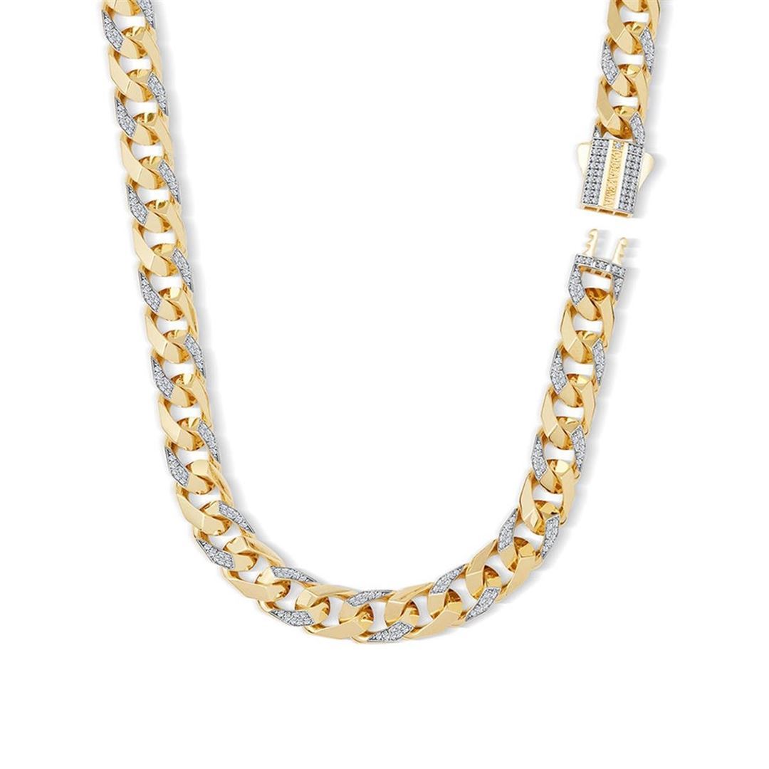 9mm Taşlı Piramit Gurmet Zincir CA0041