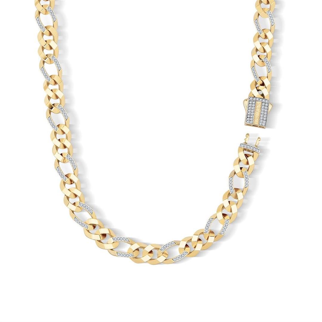 Taşlı Figaro Zincir CA0055