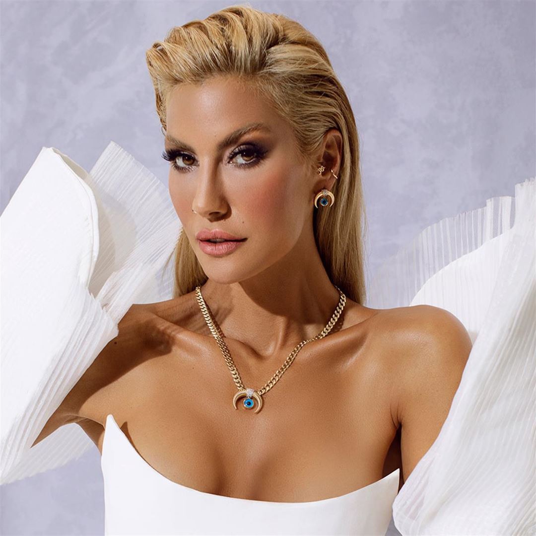 Nazar Boncuklu Hilal Kolye Ucu Charm CA0013