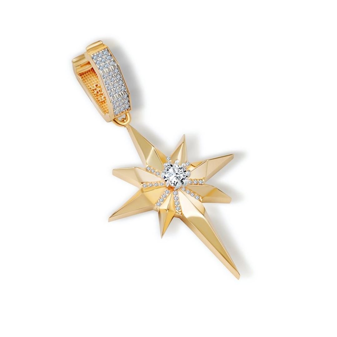 Taşlı Kuzey Yıldızı Charm CA0024