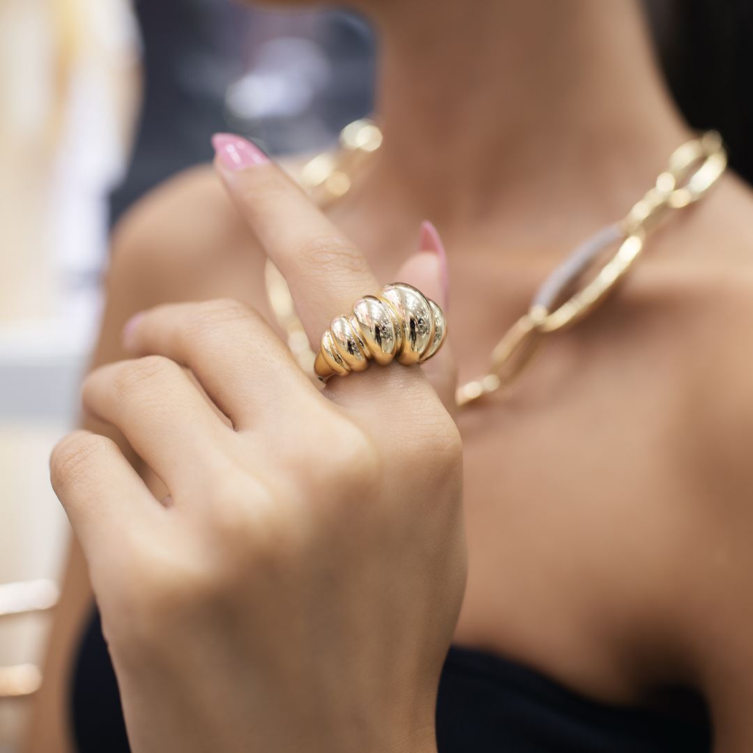 Balon İthal Altın Yüzük Y01050