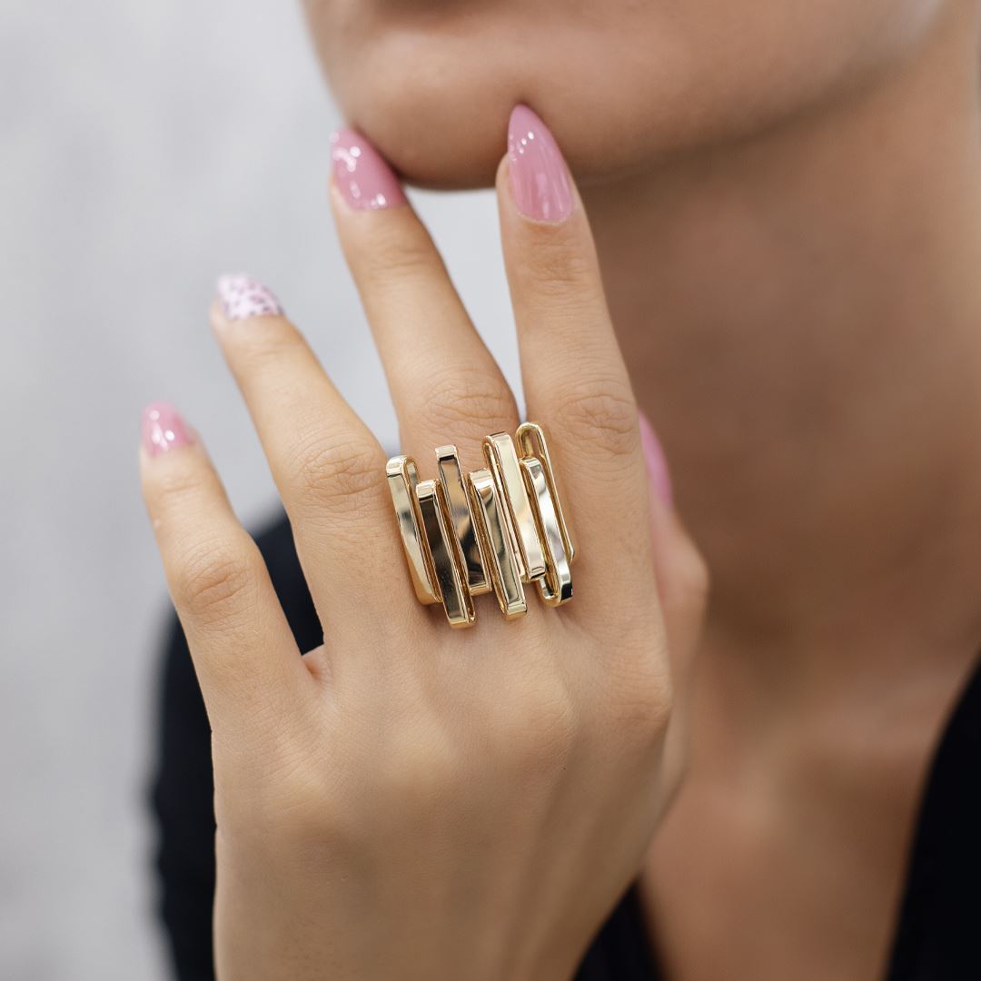 İthal Dikdörtgen Yüzük Y01063