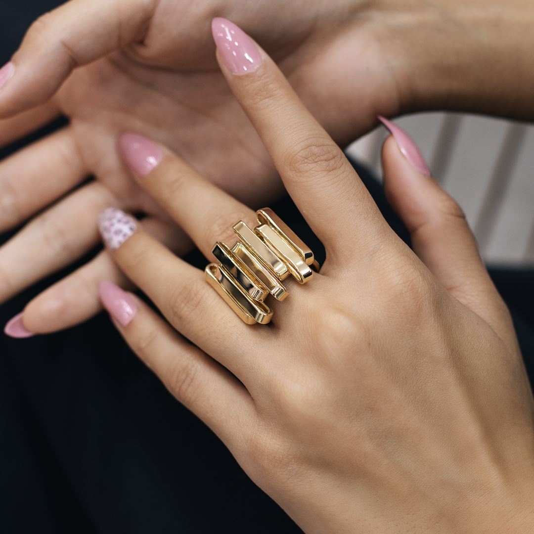 İthal Dikdörtgen Yüzük Y01063