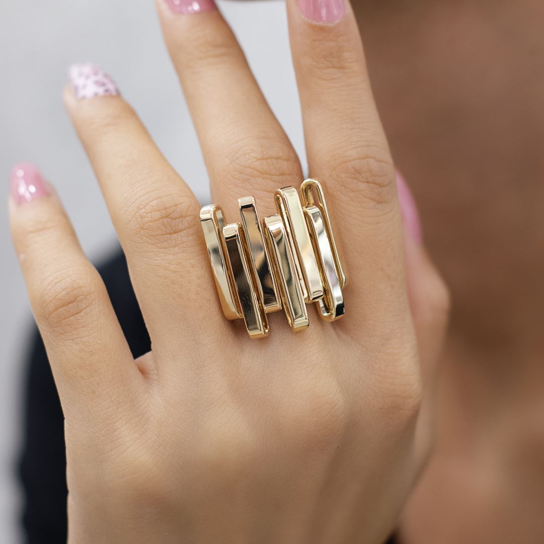 İthal Dikdörtgen Yüzük Y01063