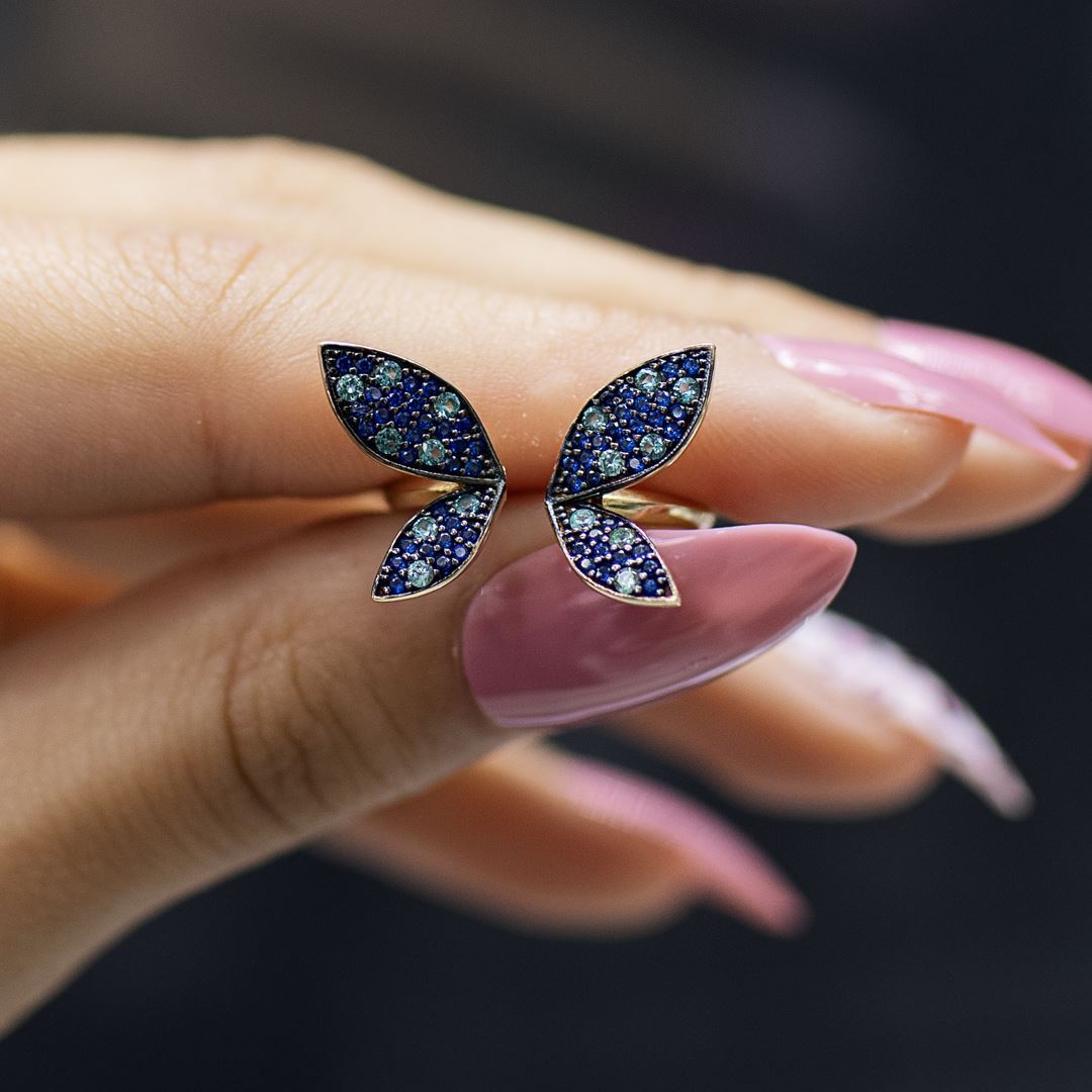 İthal Kelebek Yüzük Y01064