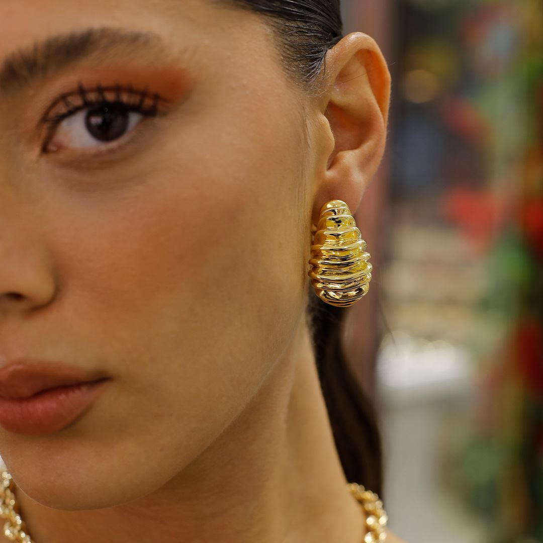 İthal Altın Küpe AA0013