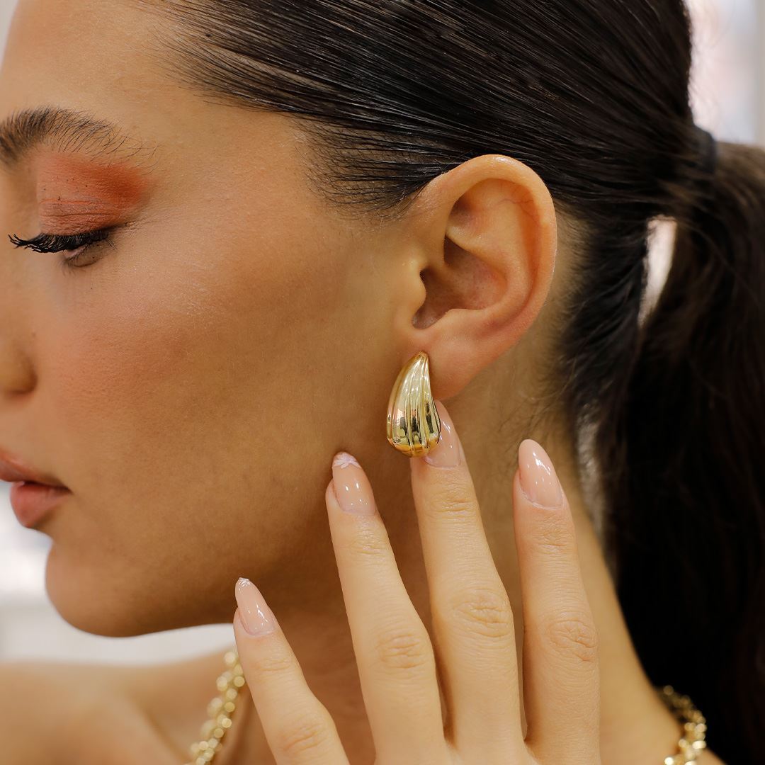 İthal Altın Küpe AA0012