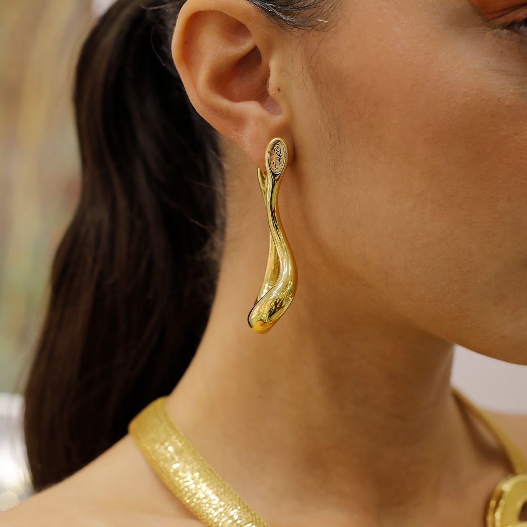 İthal Altın Küpe AA0010