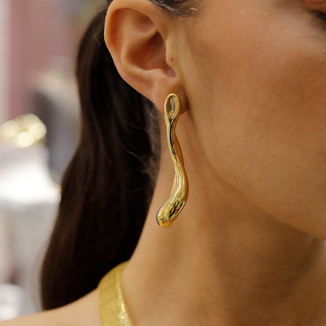 İthal Altın Küpe AA0010