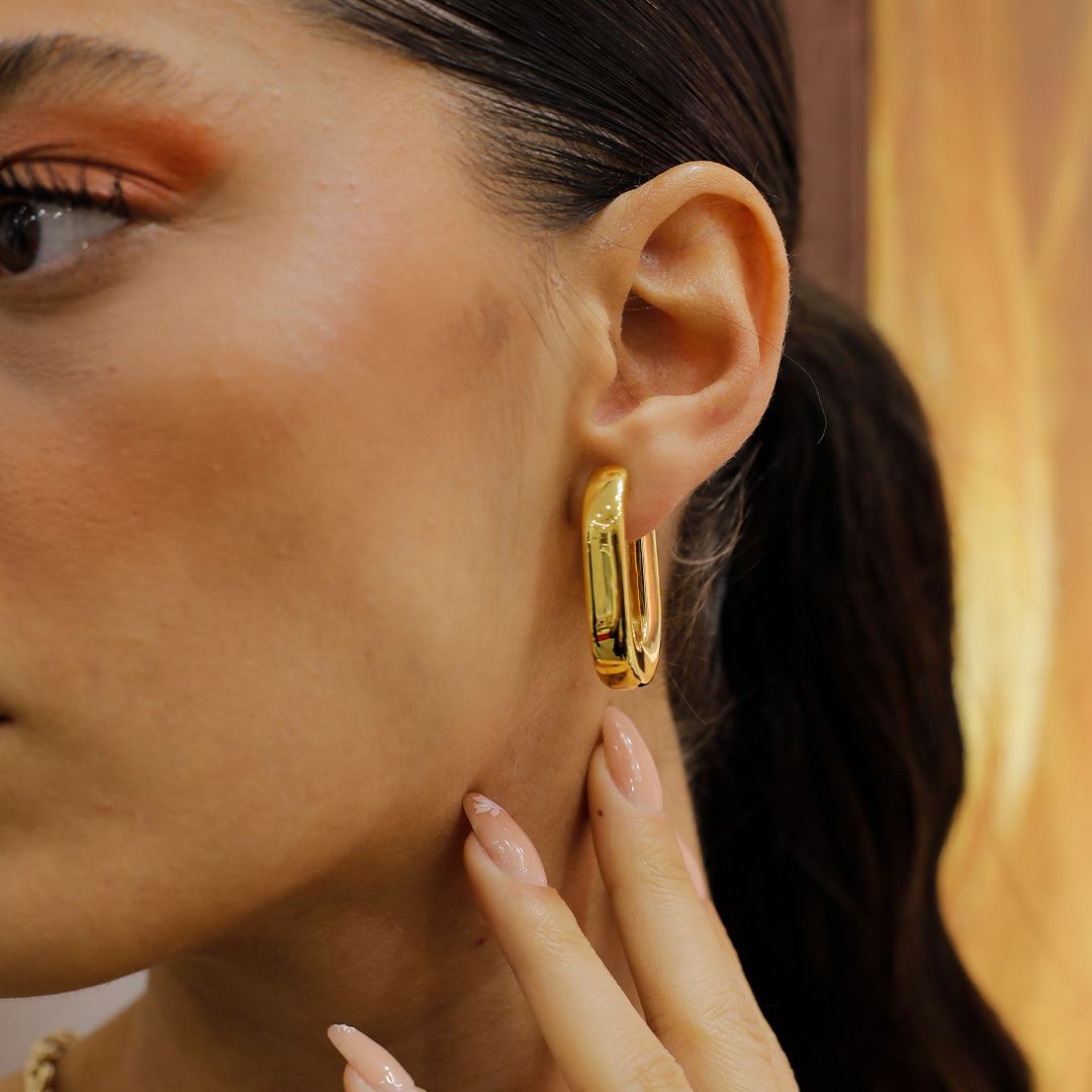 İthal Altın Küpe AA0008