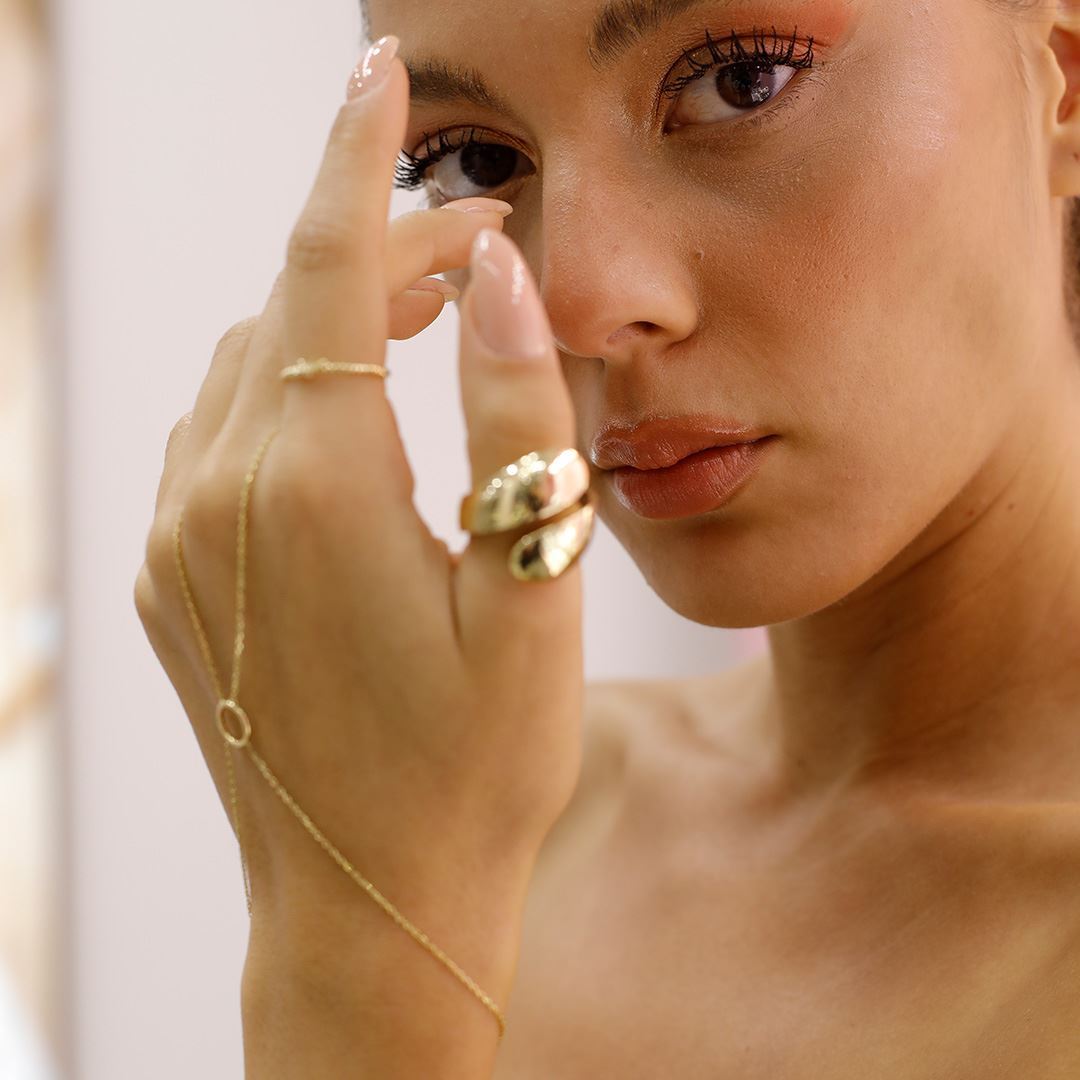 Cetaş Yeşil Altın Yüzük AA0022