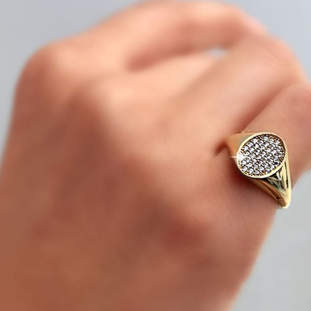 Taşlı Şovalye Yüzük Y00862