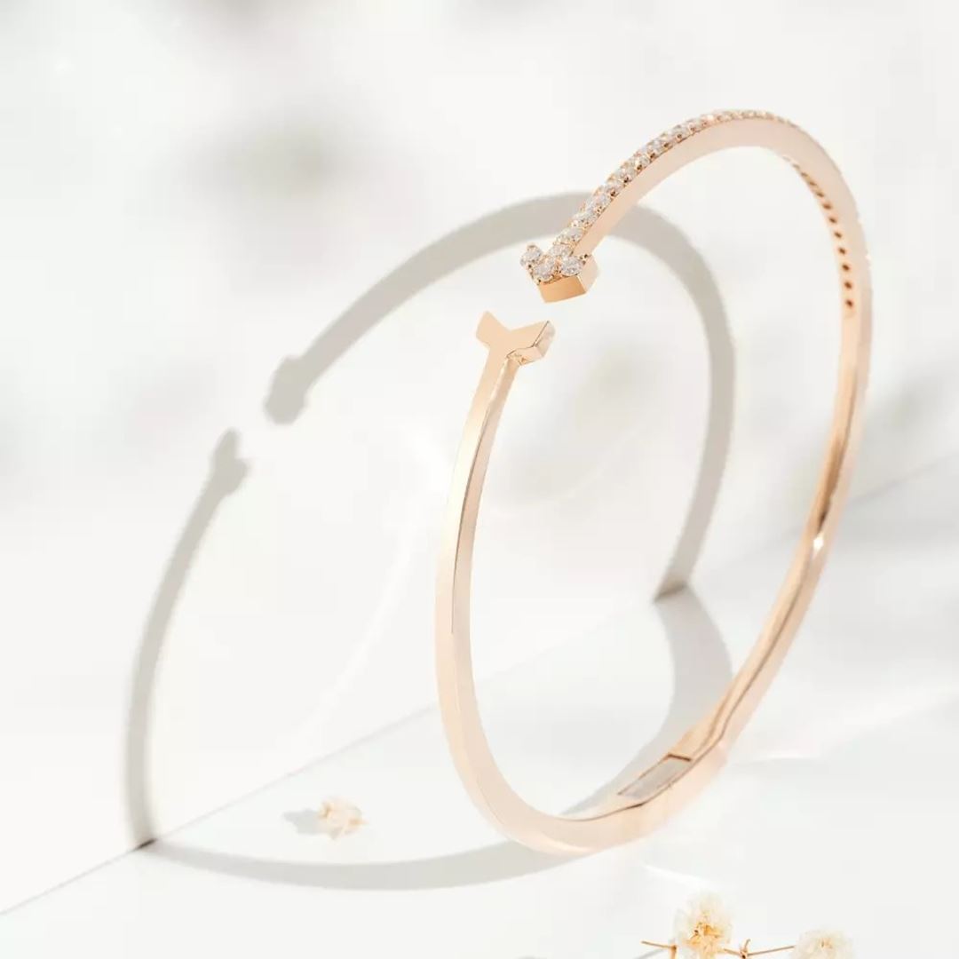 Arrow 1.20 CT Pırlanta Taşlı Kelepçe Bilezik