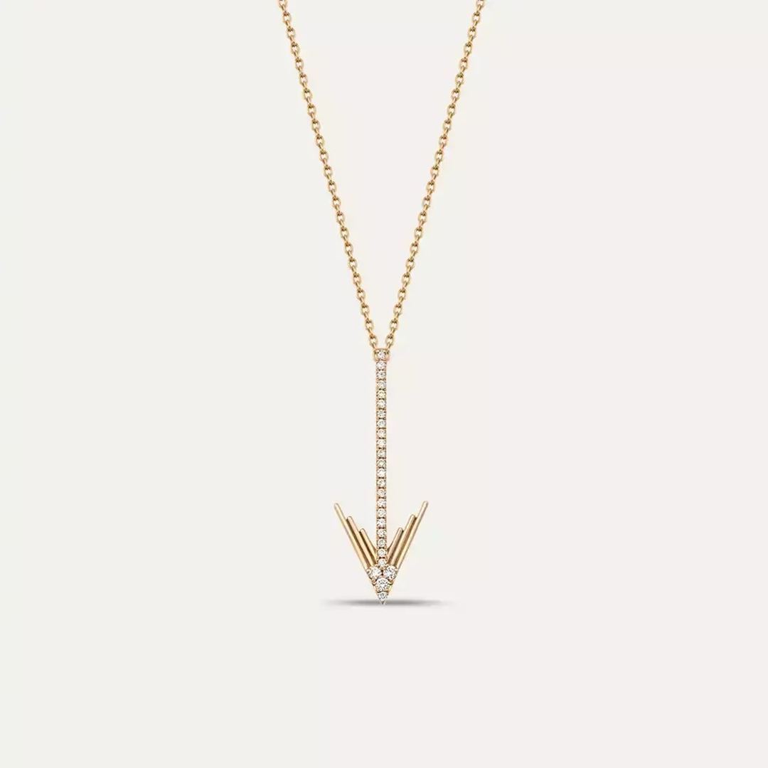 Levy Pırlanta Taşlı Kolye