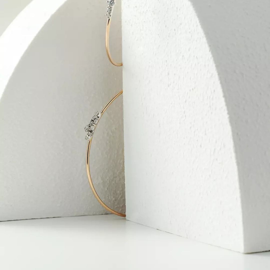 Evelyn Pırlanta Taşlı Rose Altın Bileklik