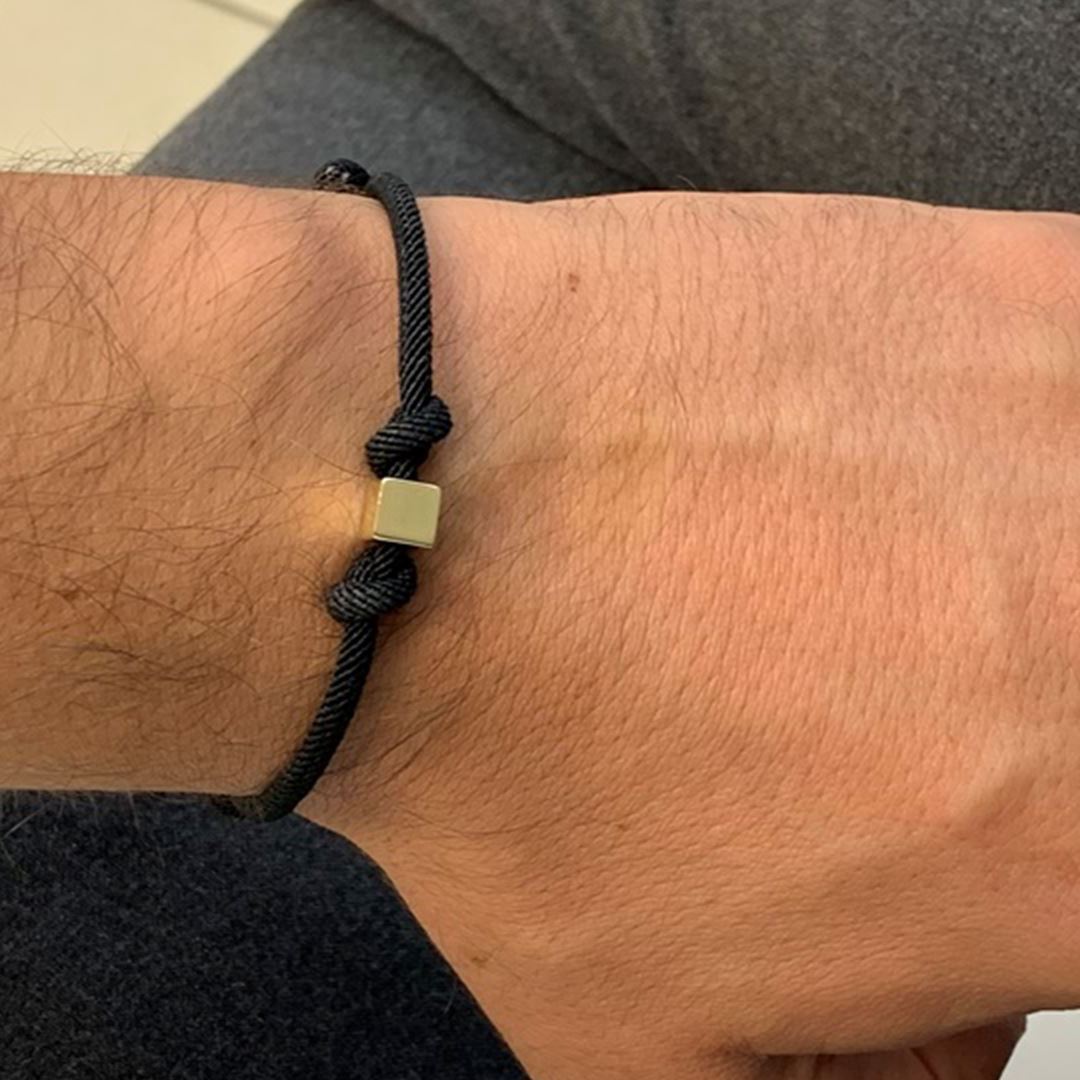 Unisex İpli Altın Bileklik Y01000 Sarı